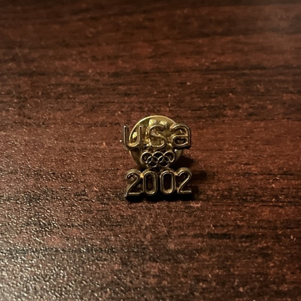 2002 Salt Lake City Winter Olympics Team USA Lapel Hat Pin